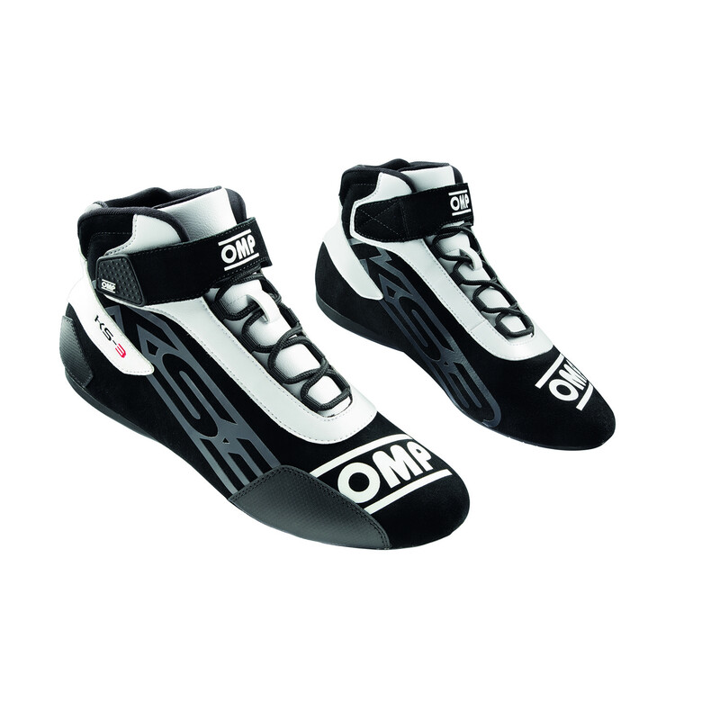 Bottines Karting OMP KS-3 Noires / Blanches