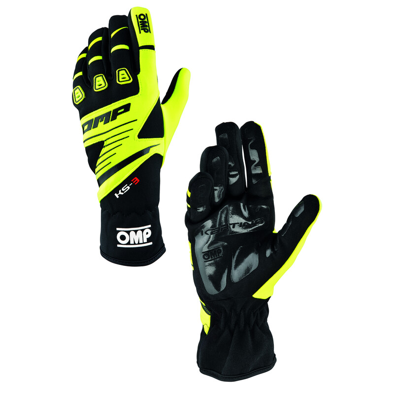 Gants Karting Adulte OMP KS-3 Jaunes