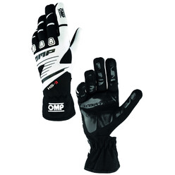 Gants Karting Adulte OMP KS-3 Noirs / Blancs