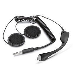 Kit Micro et Haut-Parleurs Sparco pour Casque Jet Flux RJ - Noir