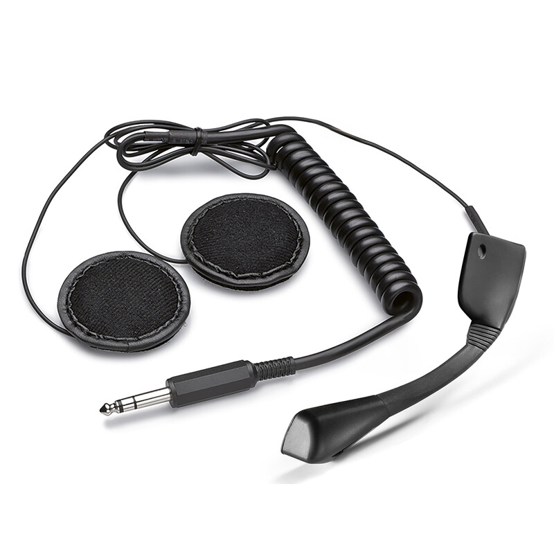 Kit Micro et Haut-Parleurs Sparco pour Casque Jet Flux RJ - Noir