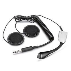 Kit Micro et Haut-Parleurs Sparco pour Casque Jet Flux RJ - Blanc