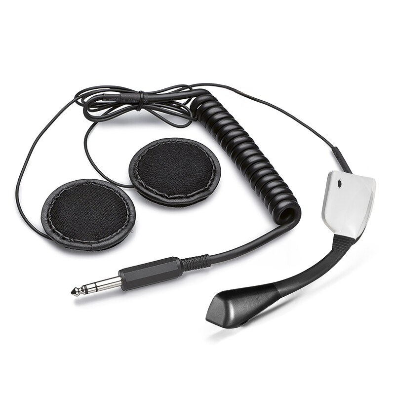 Kit Micro et Haut-Parleurs Sparco pour Casque Jet Flux RJ - Blanc