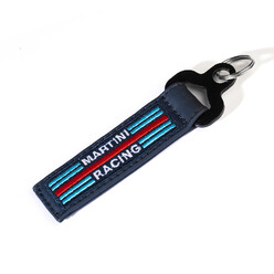 Porte-Clés en Cuir Sparco Martini Racing Bleu Marine