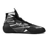 Bottines Karting Sparco K-Rapid Laces Noires & Blanches (FIA 8877-2022)