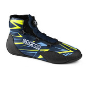 Bottines Karting Sparco K-Rapid Rotor Bleues & Jaunes (FIA 8877-2022)