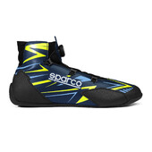 Bottines Karting Sparco K-Rapid Rotor Bleues & Jaunes (FIA 8877-2022)