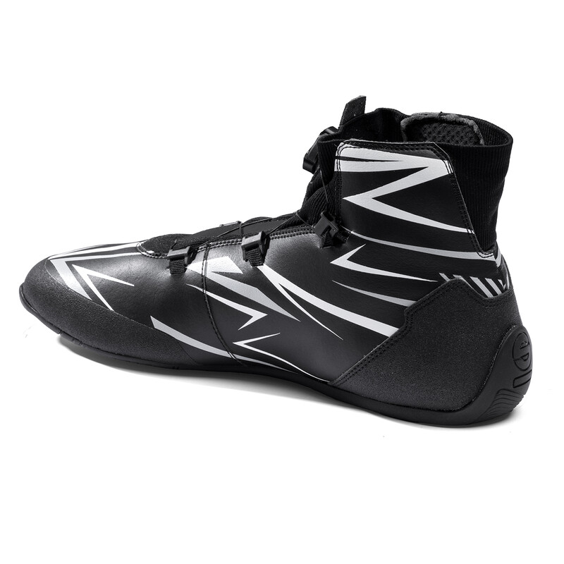 Bottines Karting Sparco K-Rapid Rotor Noires & Blanches (FIA 8877-2022)
