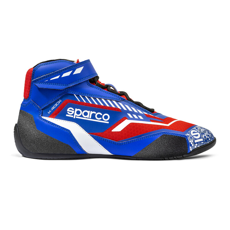 Bottines Karting Sparco K-Rock Bleues & Rouges
