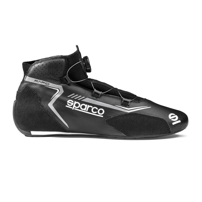 Bottines Sparco Rapid Rotor Noires & Grises (FIA)