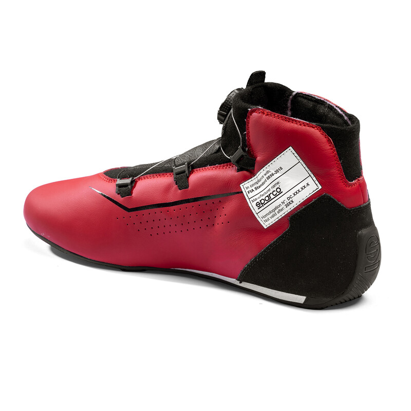 Bottines Sparco Rapid Rotor Rouges & Noires (FIA)