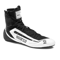Bottines Sparco X-Light Plus Blanches & Noires (FIA)