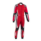 Combinaison Karting Sparco Kerb Advanced Enfant Rouge & Noire (CIK-FIA KC.017.24-0)