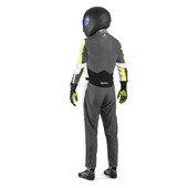 Combinaison Karting Sparco Kerb Advanced Grise & Jaune (CIK-FIA KC.017.24-0)