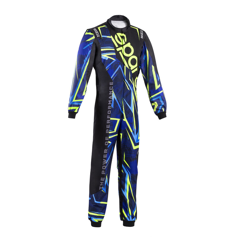 Combinaison Karting Sparco Prime K Noire & Bleue (FIA 8877-2022)
