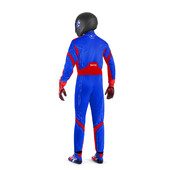 Combinaison Karting Sparco Thunder Advanced Enfant Bleue & Rouge (CIK-FIA KC.017.24-0)