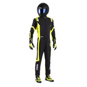 Combinaison Karting Sparco Thunder Advanced Enfant Noire & Jaune (CIK-FIA KC.017.24-0)