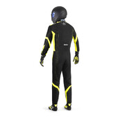 Combinaison Karting Sparco Thunder Advanced Enfant Noire & Jaune (CIK-FIA KC.017.24-0)