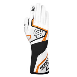 Gants Karting Sparco K-Tide+ Blancs & Orange (FIA)
