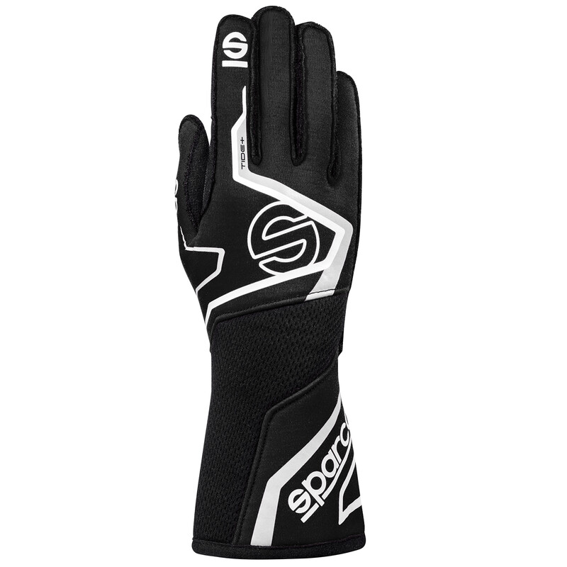 Gants Sparco Tide+ Noirs & Blancs (FIA)