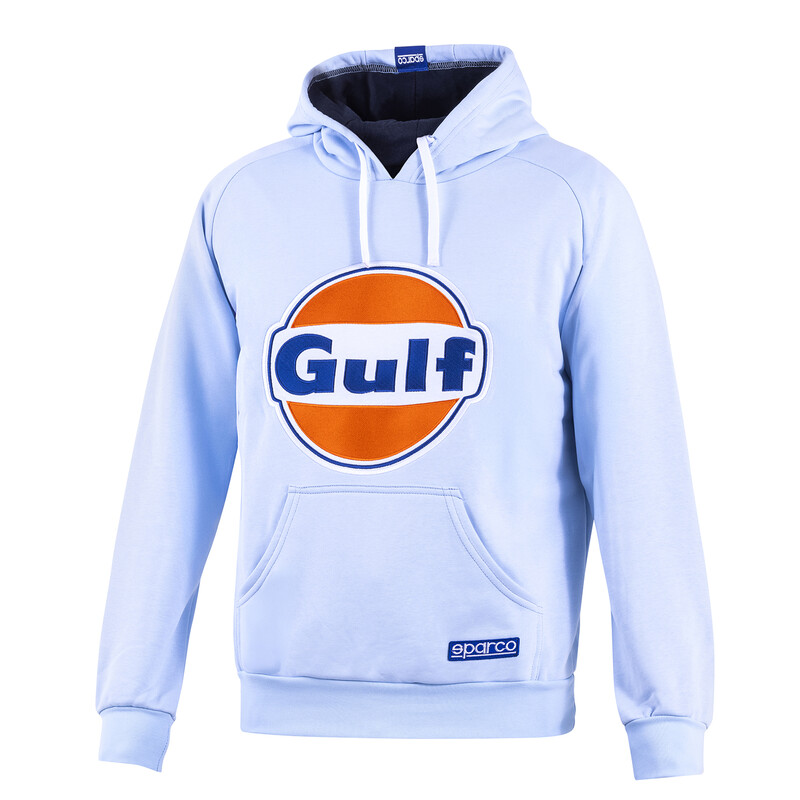 Sweat à Capuche Sparco Gulf Bleu Céleste