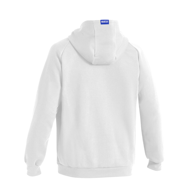 Sweat Zippé à Capuche Sparco Gulf Blanc