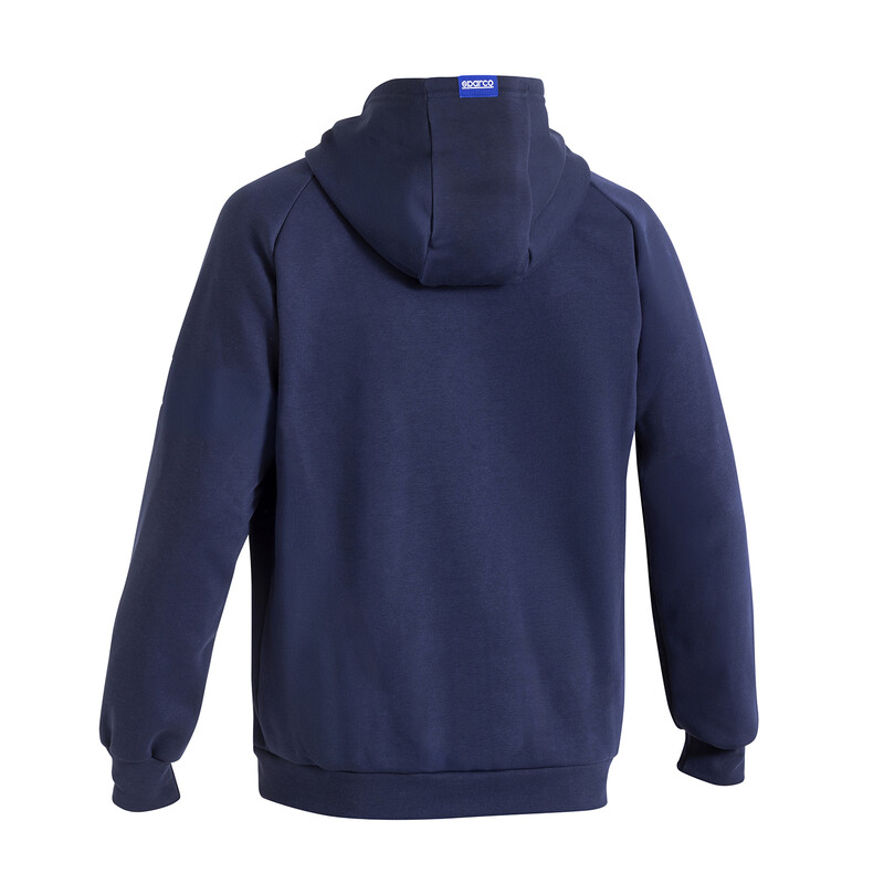 Sweat Zippé à Capuche Sparco Gulf Bleu Marine