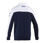 Sweat Zippé Mi-Hauteur Sparco Martini Racing Bleu & Blanc