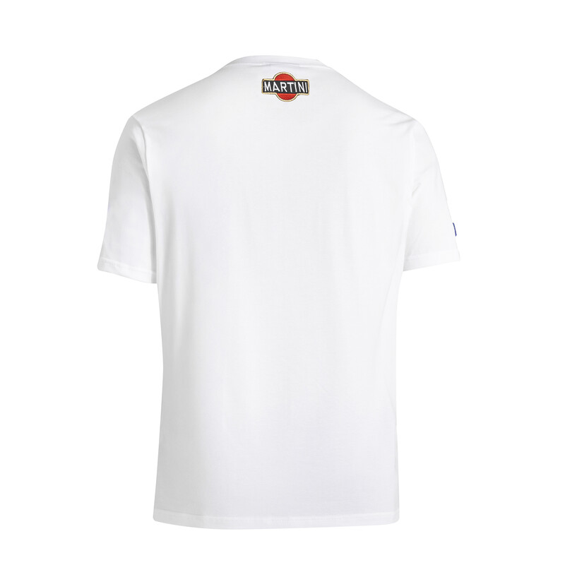 T-Shirt Big Logo Sparco Martini Racing Blanc