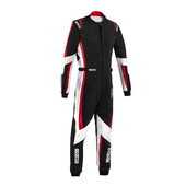 Combinaison Karting Sparco Kerb Advanced Noire & Rouge (CIK-FIA KC.017.24-0)