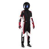 Combinaison Karting Sparco Kerb Advanced Noire & Rouge (CIK-FIA KC.017.24-0)
