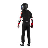 Combinaison Karting Sparco Kerb Advanced Noire & Rouge (CIK-FIA KC.017.24-0)