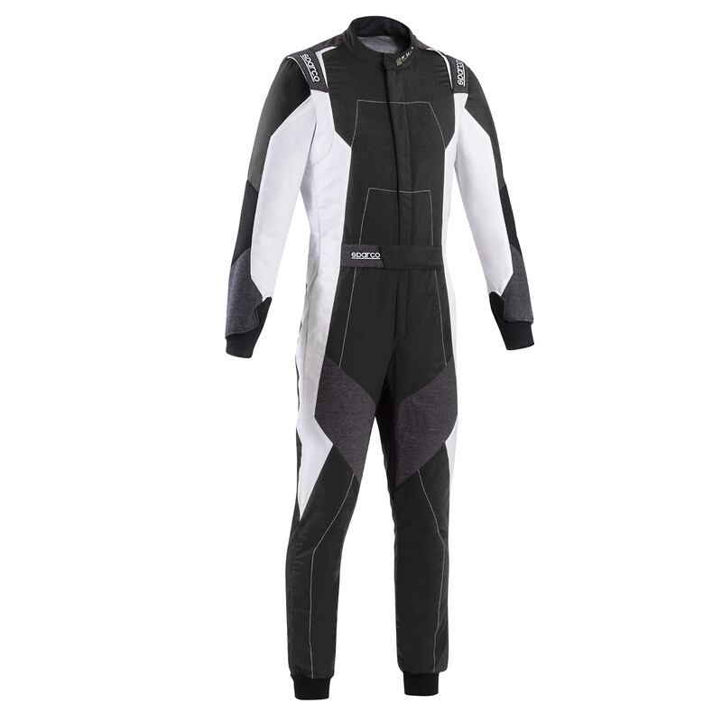 Combinaison Sparco X-Light Full Efficiency Noire & Blanche (FIA 8856-2018)