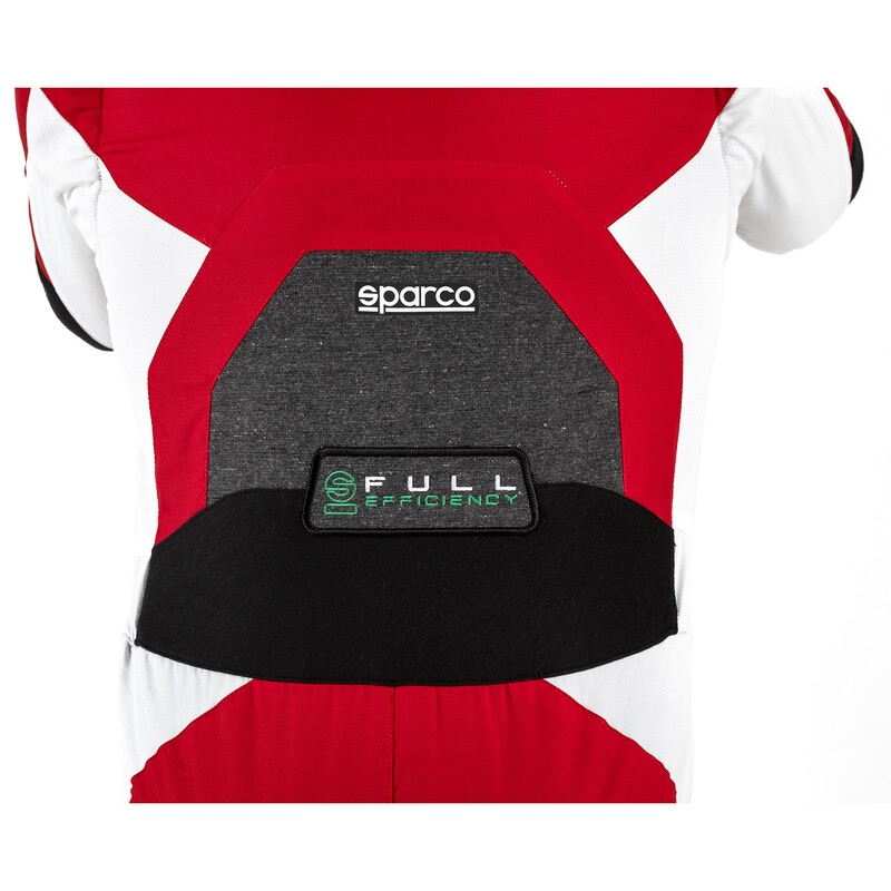 Combinaison Sparco X-Light Full Efficiency Rouge & Blanche (FIA 8856-2018)