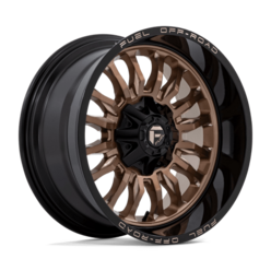 Fuel D797 Arc 20x10" 6x135/139.7 ET-18, Bronze Platine, Rebord Noir