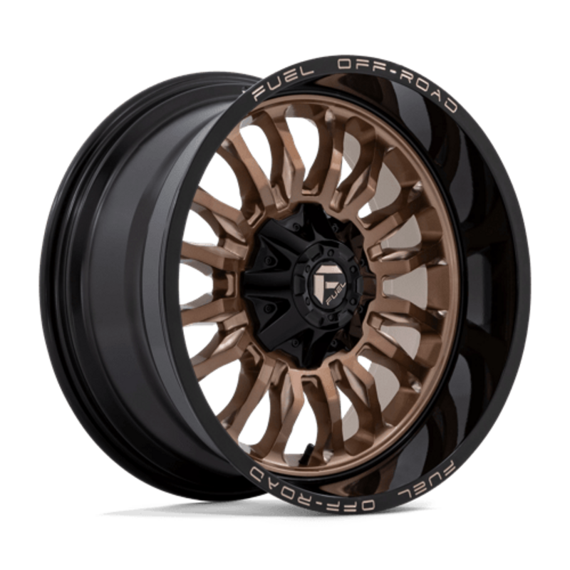 Fuel D797 Arc 20x10" 6x135/139.7 ET-18, Bronze Platine, Rebord Noir