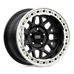 KMC KM235 Grenade Crawl Beadlock 17x8.5" 5x127 ET18, Noir Satiné