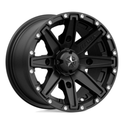 MSA Offroad Wheels M33 Clutch 12x7" 4x156 ET10, Noir Satiné