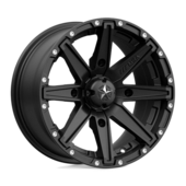MSA Offroad Wheels M33 Clutch 15x10" 4x156 ET00, Noir Satiné
