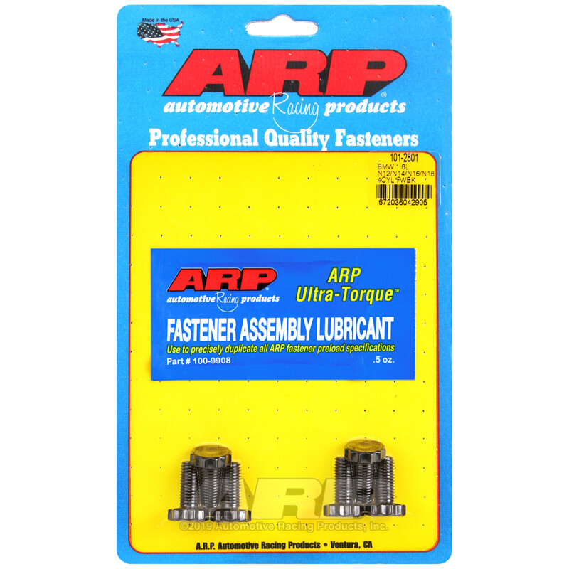 Vis de Volant Moteur ARP pour Mini Cooper 1.6L (N12, N14, N16, N18 - M9x125 - Long. 20 mm)