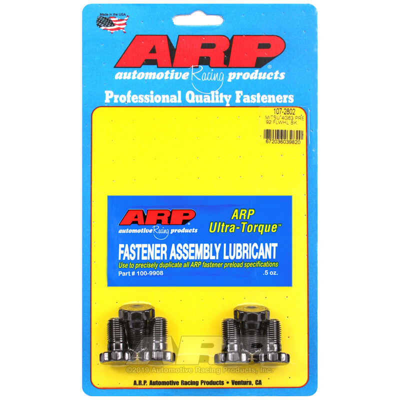 Vis de Volant Moteur ARP pour Mitsubishi 4G63 (81-93, M12X125 - 6 Vis - Long. 21 mm)