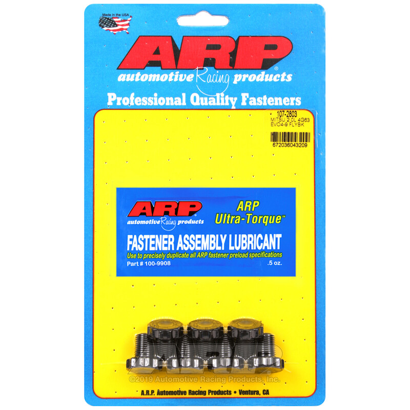 Vis de Volant Moteur ARP pour Mitsubishi 4G63 (96-07, M12X125 - 7 Vis - Long. 15 mm)