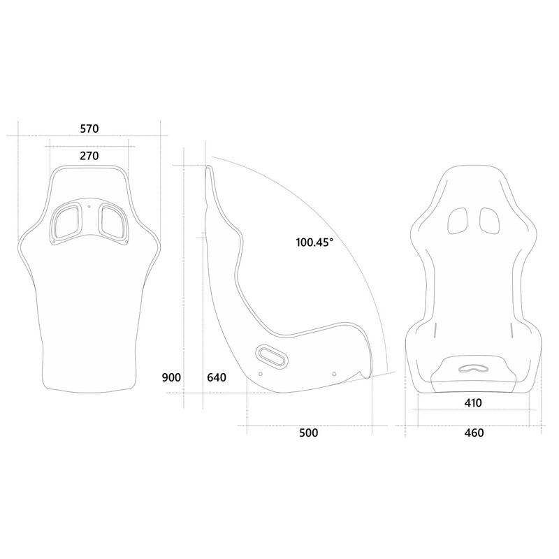 Siège Baquet Atech Raid 4x4 2024 (FIA)