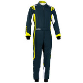 Combinaison Karting Sparco Thunder Grise & Jaune (CIK-FIA N2013.1)