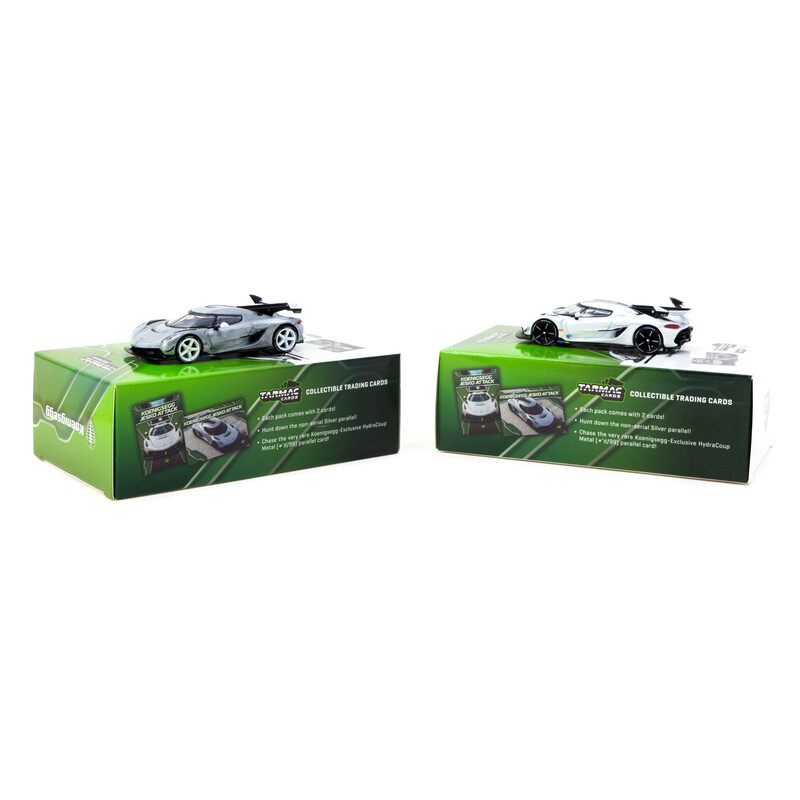 Tarmac Works 1/64 - Koenigsegg Jesko Attack | Édition Spéciale Lamley + Cartes à Collectionner