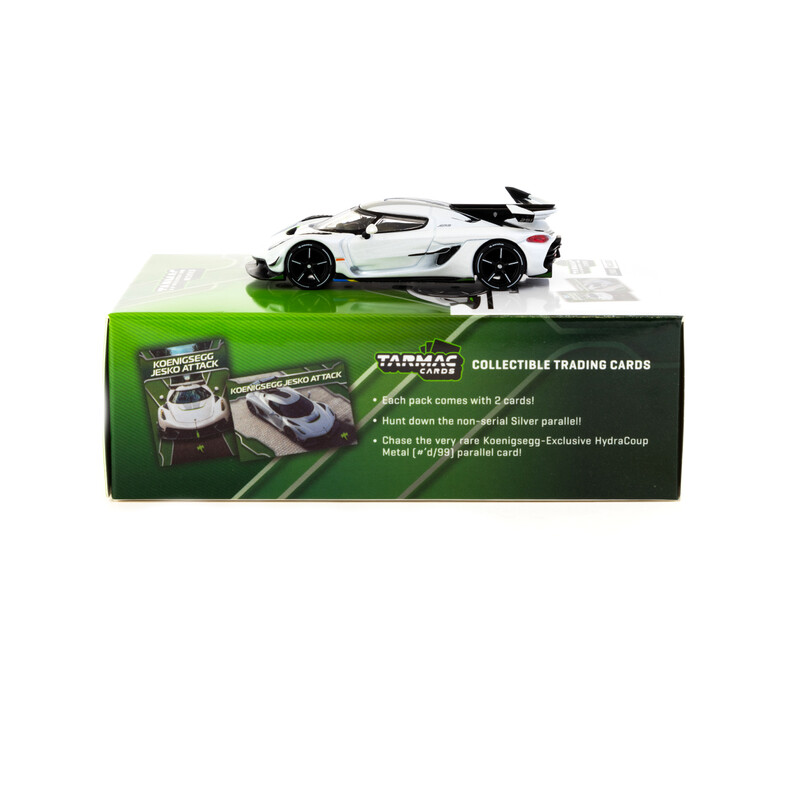 Tarmac Works 1/64 - Koenigsegg Jesko Attack | Édition Spéciale Lamley + Cartes à Collectionner