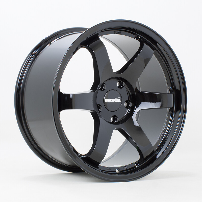 Rota Grid 18x9.5" 5x100 ET38, Noir Brillant