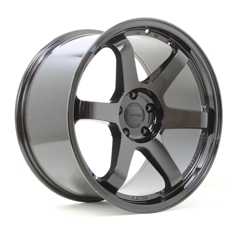 Rota Grid 19x9.5" 5x114.3 ET22, Noir Brillant
