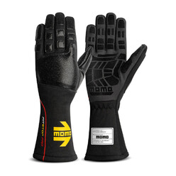Gants de Mécanicien Momo Pit Stop Pro Noirs (FIA)