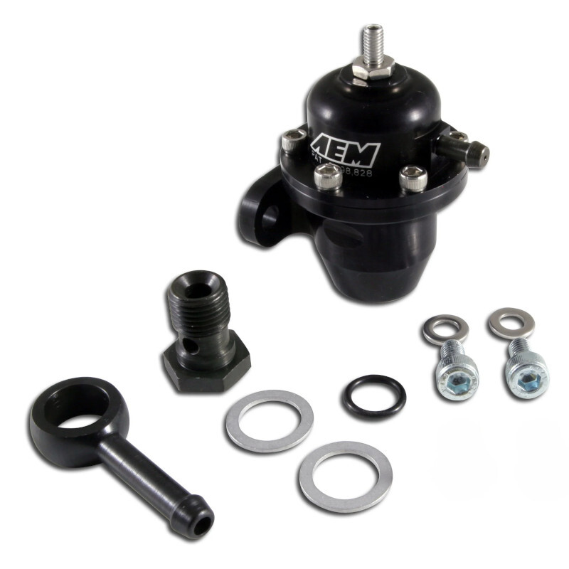 Régulateur de Pression d'Essence AEM pour Honda D15B, D16A, B17A, B18A, H22A, H23A, G25A, C30A, C32A/B